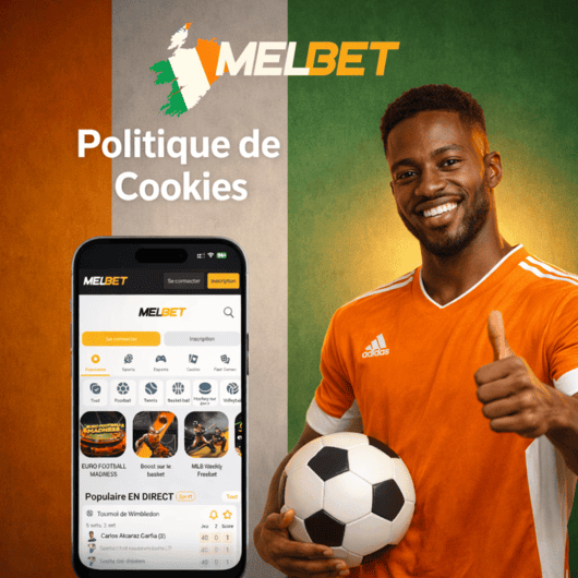 Illustration de la gestion des cookies sur melbettelecharger.ci